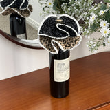 scrunchie corduroy leopard_beige