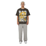 GREY BAD DESTROYED SWEATPANTS
