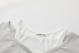 Hazel Layered Button T-shirt