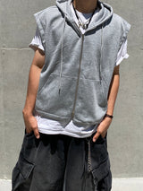 Hade Two Way Hooded Vest 2C