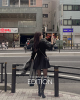 【MADE】V-neck mini dress