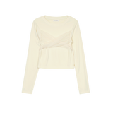 BALLET TIED RIBBON TOP (3 COLORS)