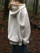 Uni Over Two-Way Zip-Up Hoodie (7c)