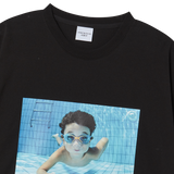 25SS ベイビーフェイスダイビングボーイスリーブTシャツ ブラック