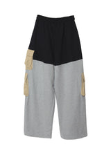 Sweat Coloring String Cargo Pants