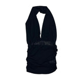 Mesh halter top