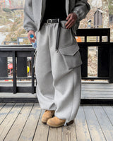 Neo Bonded Cargo Belt Sweat Pants