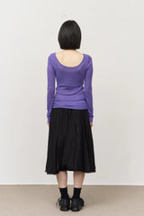(W) Plave Tencel Top