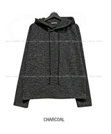 Daford color matching knit hoodie