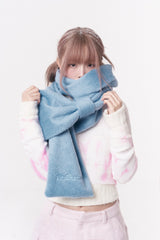 Ribbon Muffler_Fairy blue