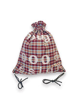 000 Design Check Gym Sack / Burgundy