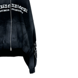 attain cotton hood zip-up