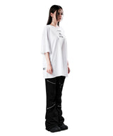 NO.122 BAR CODE T-SHIRT WHITE