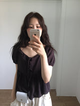Ray Frill Blouse (2color)