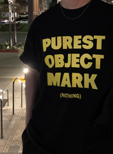 Look Number Purest Lettering Print Overfit Short Sleeve