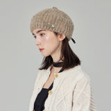 VARZARピンニットベレー帽 / Dark Beige