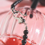JET HEART NEKCLACE