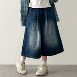 Meli Pintuck Denim Bermuda Shorts [Short & Long Selection*]