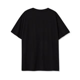 [ULKIN] コリアンショートヘアオーバーサイズ半袖Tシャツ_ブラック