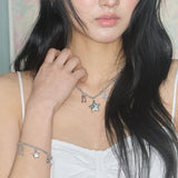 star mix bracelet silver