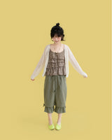 Frill capri pants (2 color)