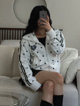 White Star Devil Jersey Zip-up