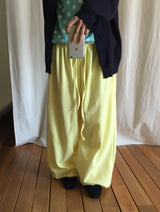 26SS★ [BAONHAUS] Alt Color Banding Wide Jogger Pants