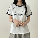 リッパートラックラインカラー半袖Tシャツ