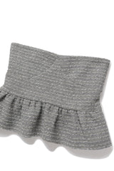 Twinkle tweed top_silver
