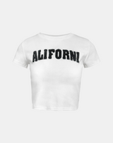 ALIFORNI Boucle Crop Tee