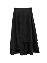 Celine Layered Unbalanced Long Skirt