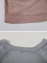 Beautiful Simple Knit Bolero (4color)
