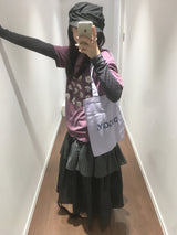 フローラルヘンリーネックロングスリーブ (4color)