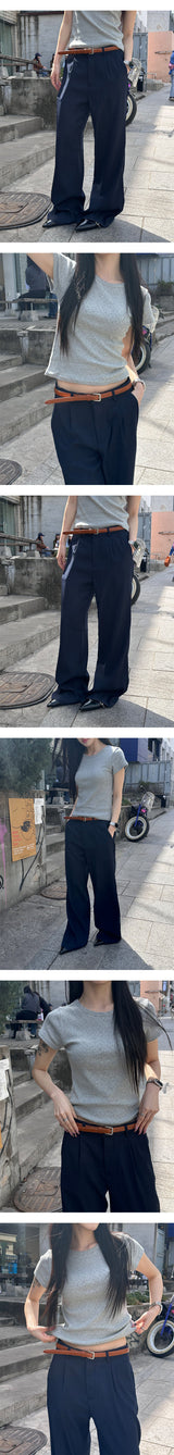 [S/S] slim fit half t-shirts(4color)