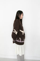 bird cowichan cardigan(2colors)