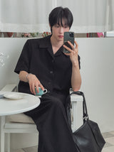 Chloe Stan 襟付きハーフクロップブレザー