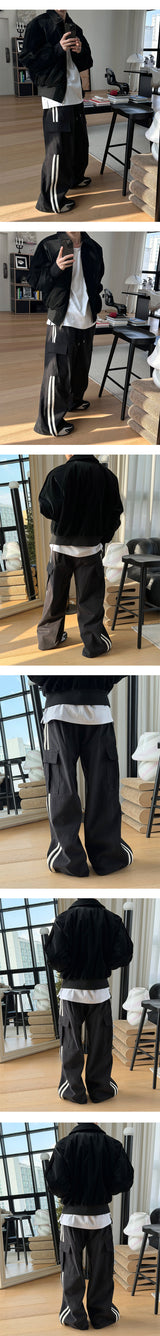 [Unisex] トラックスエードカーゴパンツ(3color)