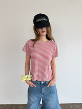 マルチストライプTシャツ