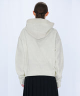 KNIT LAYERED HOODIE