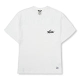 ノンエッセンシャル セミオーバーサイズTシャツ Black/ White