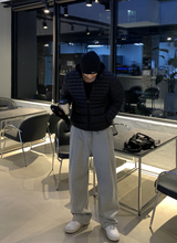 ネードUSAスピマコットンブラッシュドワイドバンディングパンツ