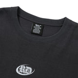 Wording Graphic Tshirts Charcoal