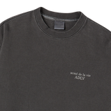 25SS PIGMENT BASIC LOGO SWEATSHIRT CHARCOAL