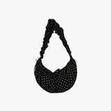 DOT SHIRRING SHOULDER BAG