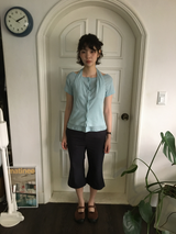 Linear Capri Pants (2color)