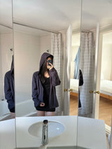 [Unisex]Soft Form Hood Zip-Up(NY)