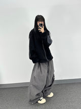 リバースエルボーフリースジップアップ
