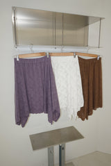 ムードアンバランスなバンディングミディスカート