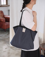 Pinstripe Shopper bag Indigo