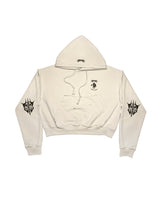 POLO CROP HOODIE_CREAM